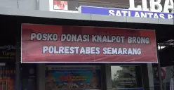 Cara Donasi Knalpot Brong di Polrestabes Semarang