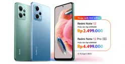 Redmi Note 12 dan Redmi Note 12 Pro 5G mulai dijual di Indonesia, Selasa (4/4/2023). (Sumber : Xiaomi)