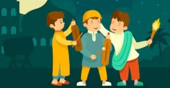 Ilustrasi perayaan Hari Raya Idul Fitri atau Lebaran. (Sumber : Freepik)