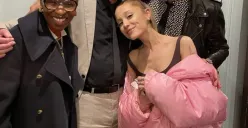 Penampilan terbaru Ariana Grande. (Sumber : twitter/ThePopTingz)