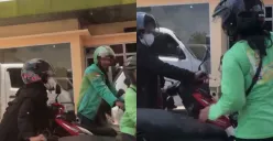 Video Viral, dua ibu-ibu cekcok di Pom Bensin (Sumber : tangkapan layar Tiktok/Hallu.guys)