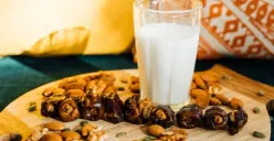 Ilustrasi susu kurma. (Sumber : Pexels)