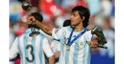 Sergio Aguero saat menjadi juara Piala Dunia U20 tahun 2007 (Sumber : FIFA)