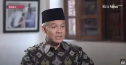 Ganjar Pranowo Saat Wawancara Bersama Najwa Shihab (Sumber : Tangkapan Layar Youtube/ Najwa Shihab)