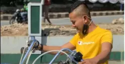 Potret Dhawank Delvie, sipir lapas di Lampung yang pamer Harley Davidson (Sumber : Twitter/PartaiSocmed)