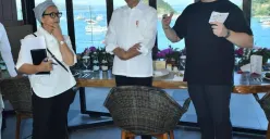 Chef Arnold bersama Presiden Jokowi dan Menteri Luar Negeri saat persiapan KTT Asean 2023. (Sumber : instagram/arnoldpo)