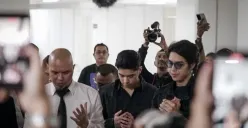 Ahmad Dhani, Al Ghazali dan El Rumi. (Sumber : instagram/alghazali7)