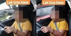 Viral video anak di bawah umur belajar menyetir, orangtua yang pemilik lembaga kursus minta maaf. (Sumber : Facebook Iznainy Success)