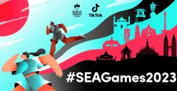 TikTok menjadi sponsor premium SEA Games ke-32 tahun 2023. (Sumber : TikTok)