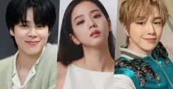 Idol K-Pop: Jimin BTS, Jisoo BLACKPINK, Kang Daniel Wanna One. (Sumber : Soompi)