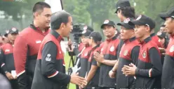 Kumpulkan Para Atlet, Jokowi Resmi Lepas Kontingen SEA Games 2023 ke Kamboja