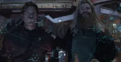 Thor dan Star-Lord di ending film Avengers Endgame (Sumber : tangkapan layar Youtube)