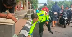 Tabrak lari di Pasar Bulu Kota Semarang tewaskan seorang pejalan kaki. (Sumber : Instagram @polrestabes_semarang_official)