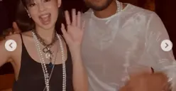 Jennie BLACKPINK dan Usher. (Sumber : Instagram/usher)