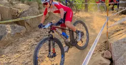 Sayu Bella Sukma Dewi dari cabor Cycling nomor Womens Mountain Bike Cross-Country Olympic di SEA Games 2023. (Sumber : Instagram @sayuuubella_)