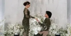 Rizky Febian resmi melamar kekasihnya Mahalini pada 7 Mei 2023 (Sumber : instagram @thebridestory)