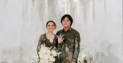 Rizky Febian melamar kekasihnya, Mahalini Raharja, Minggu (7/5/2023). (Sumber : Instagram @thebridestory)