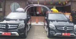 Mobil dinas Gubernur dan Wakil Gubernur Lampung. (Sumber : Twitter @PartaiSocmed)