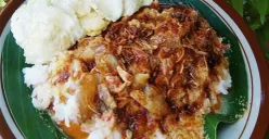 Visual Nasi Glewo, kuliner legendaris di Semarang yang langka. (Sumber : Instagram @nasi_glewo_aslisemarang)