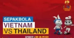Vietnam vs Thailand, SEA Games 2023 (Sumber : tangkapan layar RCTI Plus)