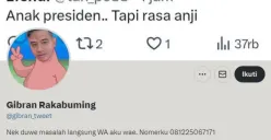 Gibran Rakabuming dimaki warganet di Twitter. (Sumber : Twitter/gibran_tweet)