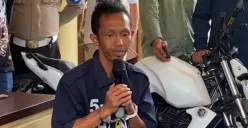 Pelaku mutilasi dan cor tubuh juragan galon dan gas di Tembalang. (Sumber : Instagram @polrestabes_semarang_official)