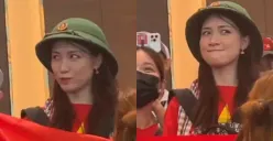 Lucu!Potret Suporter Cantik Vietnam di SEA Games,Sebal Dengar Suara Pendukung Indonesia