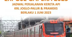 Jadwal lengkap KRL Solo Jogja berlaku 1 Juni 2023 (Sumber : Instagram KAI)