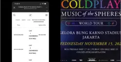 warganet sumpahi calo tiket konser Coldplay yang jual Rp60 Juta (Sumber : Twitter @monsouleil)