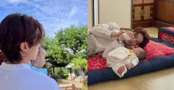 Lee Dongwook Pamer Foto Gendong Bayi, Penggemar Diajak Wisata ke Masa Depan