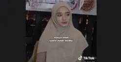 Inara Rusli buka cadar. (Sumber : tiktok/tgiffjj)