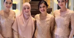 Natasha Rizky jadi pendamping di pernikahan Enzy Storia dan Maulana Kasetra. (Sumber : Instagram @hestipurwadinata)