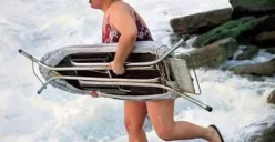 Extreme Ironing, salah satu olahraga aneh dan unik di dunia (Sumber : Twitter)