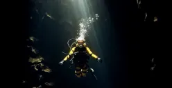 Cave Diving, salah satu olahraga paling ekstrim di dunia (Sumber : Twitter)