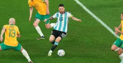Timnas Argentina saat melawan negara Asia yakni Australia di Piala Dunia 2022 (Sumber : Twitter)