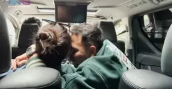 Raffi Ahmad peluk dan cium Nagita Slavina. (Sumber : Youtube/RANS Entertainment)