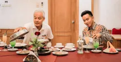 Momen makan malam Ganjar Pranowo bersama Gibran Rakabuming. (Sumber : instagram @ganjar_pranowo)