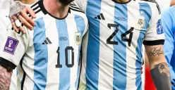 Lionel Messi dan Enzo Fernandez menjadi dua dari sepuluh pemain termahal Timnas Argentina saat ini (Sumber : Twitter)