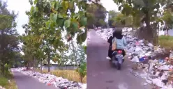 Viral Video Tumpukan Sampah di Jalan Kabupaten Karanganyar, Gibran Rakabuming: Jangan Salahin Saya