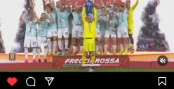 Postingan Instagram Erick Thohir saat Inter Milan juara Coppa Italia tadi malam (Sumber : Instagram @erickthohir)