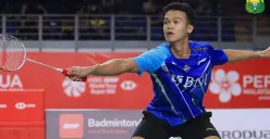 Pebulutangkis tunggal putra, Christian Adinata, alami cedera saat lawan wakil India di semifinal Malaysia Masters 2023. (Sumber : PBSI)