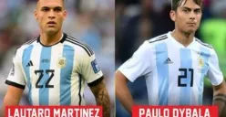 Lautaro Martinez dan Paulo Dybala, tidak ikut dalam rombongan Timnas Argentina ke Indonesia (Sumber : instagram)