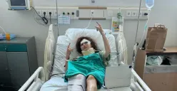 Kondisi Angela Lee seusai Kecelakaan di Tol Solo-Semarang: Dirawat di RS, Kaki dan Leher Digips