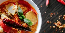 Ilustrasi makanan pedas