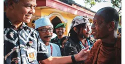 Bertemu Biksu Asal Thailand di Semarang, Ganjar Pranowo Kagum Lihat Sambutan Masyarakat Indonesia