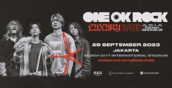 Konser ONE OK ROCK Luxury Disease Asia Tour 2023 bakal digelar di Jakarta pada 29 September 2023. (Sumber : oorinjakarta2023.com)