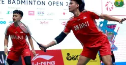 Pasangan Leo Rolly Carnando/Daniel Marthin melaju ke babak kedua Singapore Open 2023 setelah kalahkan wakil Thailand di babak pertama, Selasa 6 Juni 2023. (Sumber : PBSI)