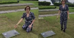 Tjioe Nofia Handayani atau yang dikenal dengan nama Ci Mehong, yang viral karena menjual tanah kuburan elit. (Sumber : TikTok @pikbakinghouse)