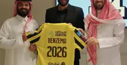 Karim Benzema resmi bergabung dengan klub Loga Arab Saudi, Al-Ittihad (Sumber : Twitter)