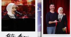 Putri Ariani, penyanyi disabilitas netra yang dapat golden buzzer dari Simon Cowell di Americas Got Talent. (Sumber : Instagram @agtauditions)